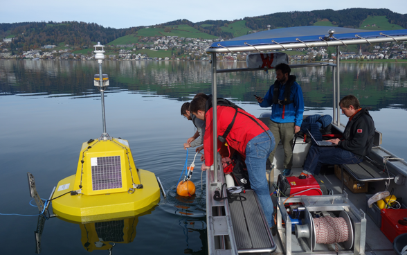 Schweizer Seen: Neue Stationen messen Wassertemperatur live