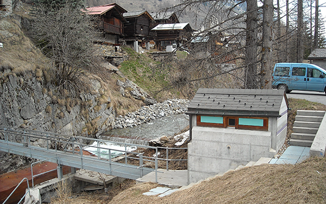 Hydrologische Messstation Lonza-Blatten zerstört